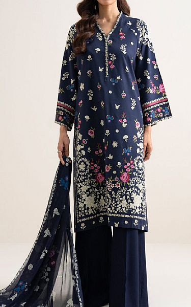 Sapphire Navy Blue Lawn Suit | Pakistani Lawn Dress in USA- Image 1