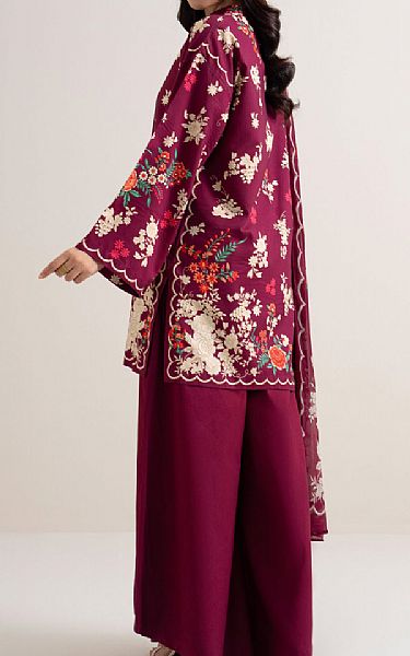 Sapphire Raspberry Rose Lawn Suit | Pakistani Lawn Dress in USA- Image 2