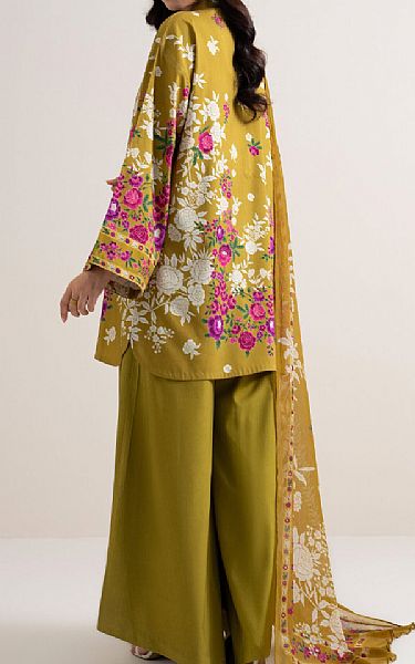 Sapphire Satin Sheen Gold Lawn Suit | Pakistani Lawn Dress in USA- Image 2