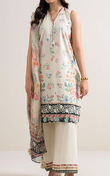 Sapphire Off White Lawn Suit | Pakistani Lawn Dress in USA- Image 1