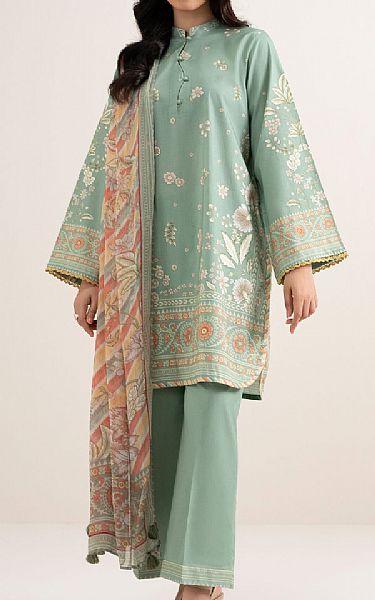 Sapphire Mint Green Lawn Suit | Pakistani Lawn Dress in USA- Image 1
