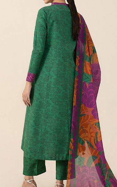 Sapphire Emerald Green Cambric Suit | Pakistani Winter Dresses- Image 2
