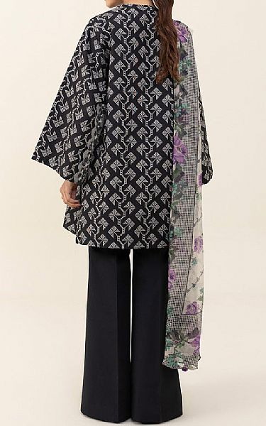 Sapphire Black/White Cambric Suit (2 pcs) | Pakistani Winter Dresses- Image 2