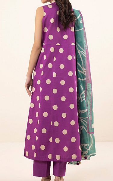 Sapphire Purplish Pink Cambric Suit (2 pcs) | Pakistani Winter Dresses- Image 2