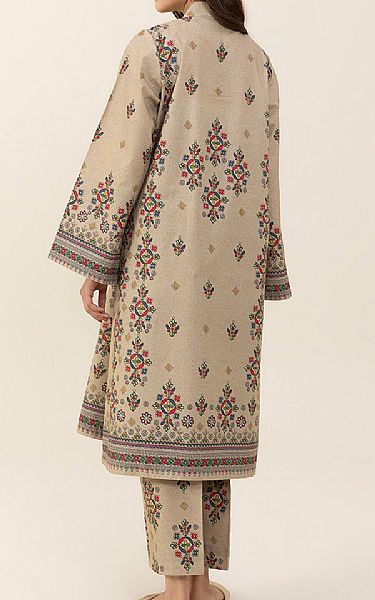 Sapphire Beige Cambric Suit (2 pcs) | Pakistani Winter Dresses- Image 2