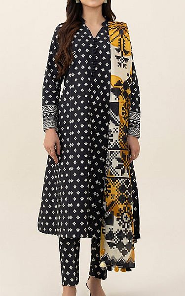 Sapphire Black Cambric Suit | Pakistani Winter Dresses- Image 1