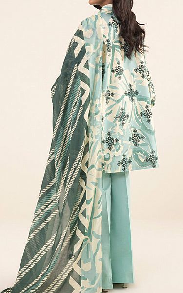 Sapphire Pearl Bush/Almond Cambric Suit | Pakistani Winter Dresses- Image 2