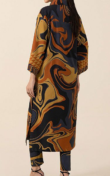 Sapphire Multi Linen Suit (2 pcs) | Pakistani Winter Dresses- Image 2