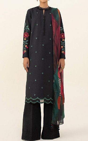 Sapphire Black Cambric Suit (2 pcs) | Pakistani Winter Dresses- Image 1