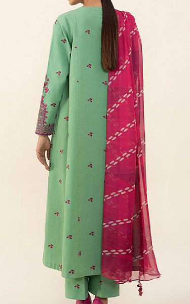 Sapphire Slate Green Cambric Suit | Pakistani Winter Dresses- Image 2