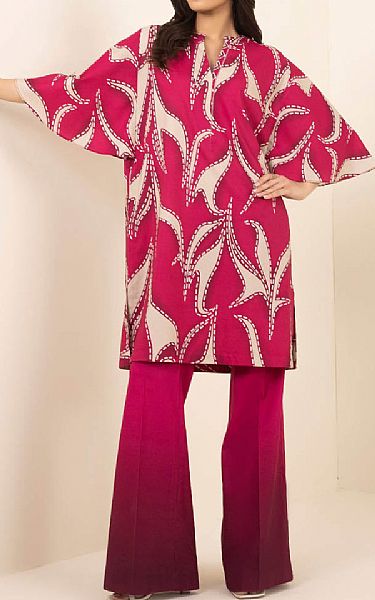 Sapphire Magenta Cotton Suit (2 pcs) | Pakistani Winter Dresses- Image 1