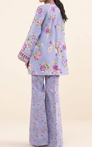 Sapphire Blue Haze Cambric Suit (2 pcs) | Pakistani Winter Dresses- Image 2