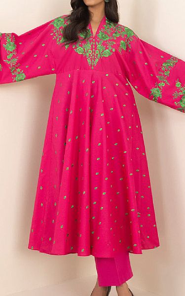 Sapphire Deep Magenta Cambric Suit (2 pcs) | Pakistani Winter Dresses- Image 1