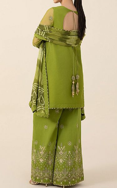 Sapphire Murky Green Organza Suit | Pakistani Embroidered Chiffon Dresses- Image 2