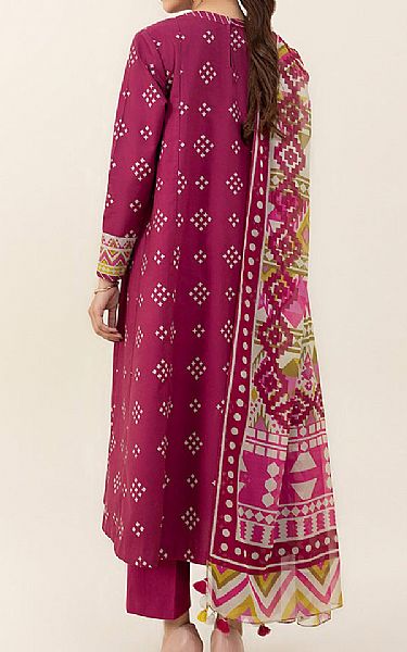 Sapphire Dark Fuchsia Cambric Suit | Pakistani Winter Dresses- Image 2