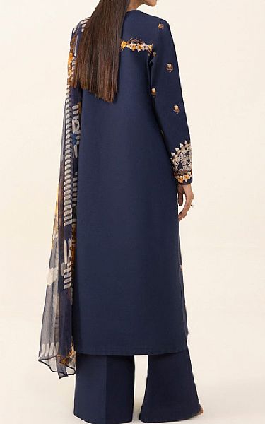 Sapphire Navy Blue Cambric Suit | Pakistani Winter Dresses- Image 2