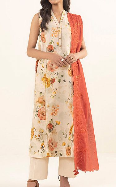 Sapphire Almond Cambric Suit (2 pcs) | Pakistani Winter Dresses- Image 1