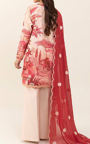 Sapphire Falu Red Cambric Suit (2 pcs) | Pakistani Winter Dresses- Image 2