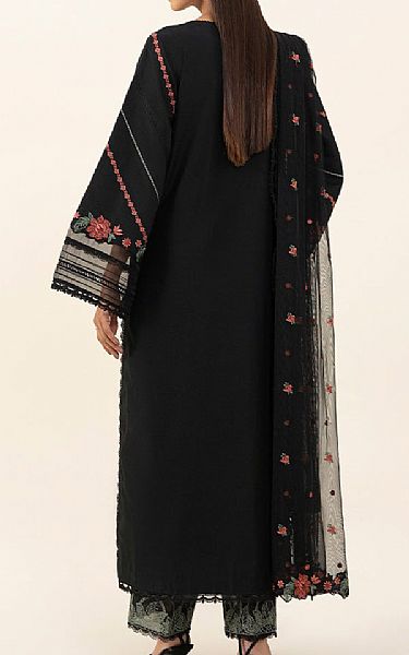 Sapphire Black Net Suit | Pakistani Embroidered Chiffon Dresses- Image 2