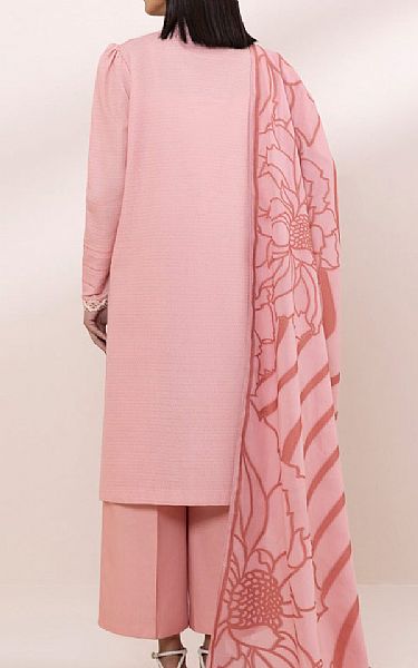 Sapphire Faded Pink Dobby Suit (2 pcs) | Pakistani Lawn Suits- Image 2