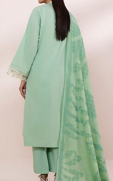 Sapphire Summer Green Dobby Suit (2 pcs) | Pakistani Lawn Suits- Image 2