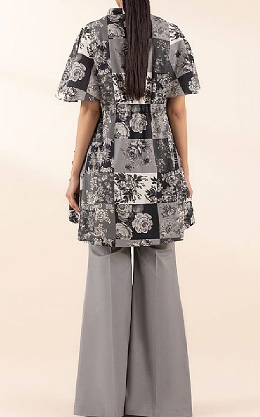 Sapphire Black/Grey Lawn Suit (2 pcs) | Pakistani Lawn Dress in USA- Image 2