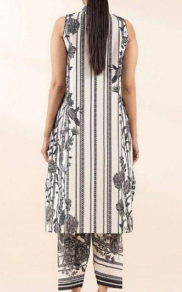 Sapphire Off White/Black Lawn Suit (2 pcs) | Pakistani Lawn Dress in USA- Image 2