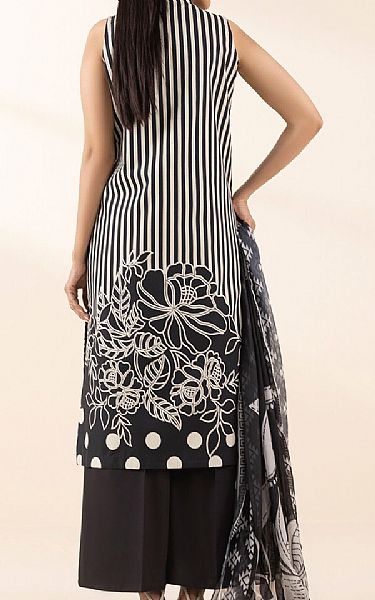 Sapphire Black/Off White Lawn Suit | Pakistani Lawn Dress in USA- Image 2