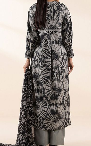 Sapphire Grey/Black Lawn Suit | Pakistani Lawn Dress in USA- Image 2