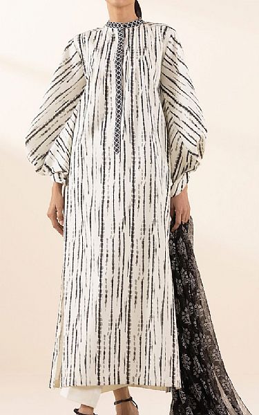 Sapphire Off White Lawn Suit | Pakistani Lawn Dress in USA- Image 1
