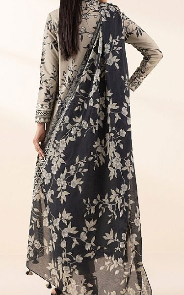 Sapphire Beige/Black Lawn Suit | Pakistani Lawn Dress in USA- Image 2