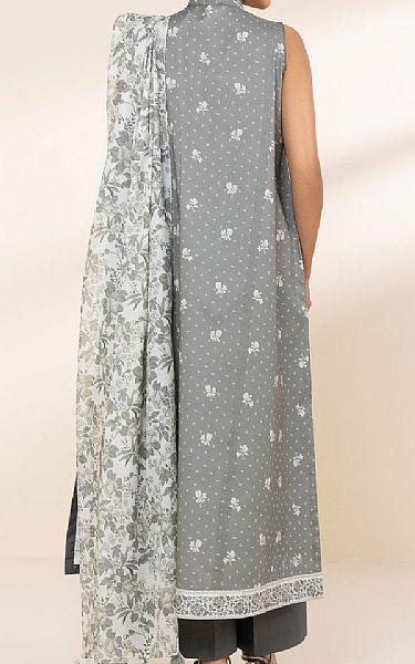 Sapphire Grey Lawn Suit (2 pcs) | Pakistani Lawn Dress in USA- Image 2
