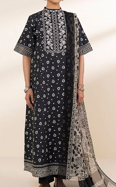 Sapphire Black Cotton Suit (2 pcs) | Pakistani Lawn Dress in USA- Image 1