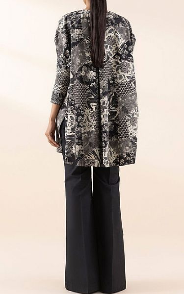 Sapphire Black/Off White Lawn Suit (2 pcs) | Pakistani Lawn Dress in USA- Image 2