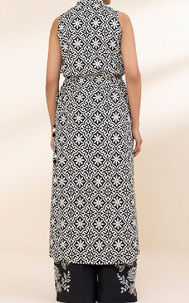Sapphire Black/Off White Lawn Suit (2 pcs) | Pakistani Lawn Dress in USA- Image 2