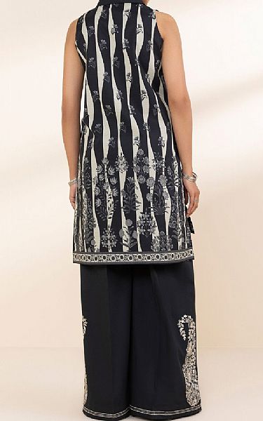Sapphire Black/Off White Lawn Suit (2 pcs) | Pakistani Lawn Dress in USA- Image 2