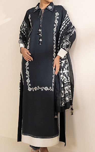 Sapphire Black Cotton Suit | Pakistani Lawn Dress in USA- Image 1