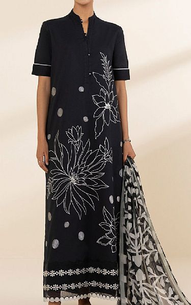 Sapphire Black Lawn Suit | Pakistani Lawn Dress in USA- Image 1