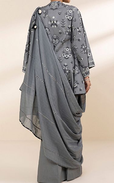 Sapphire Grey Lawn Suit | Pakistani Lawn Dress in USA- Image 2