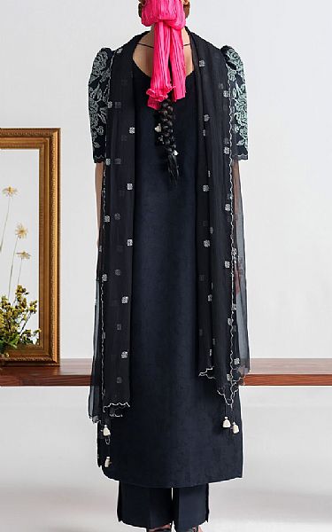 Sapphire Black Cotton Suit | Pakistani Lawn Dress in USA- Image 2