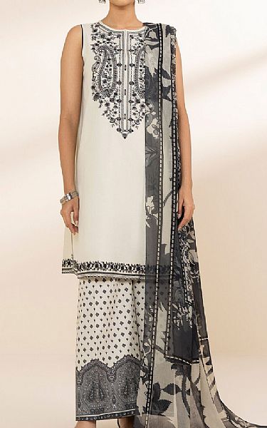 Sapphire Off White Lawn Suit | Pakistani Lawn Dress in USA- Image 1