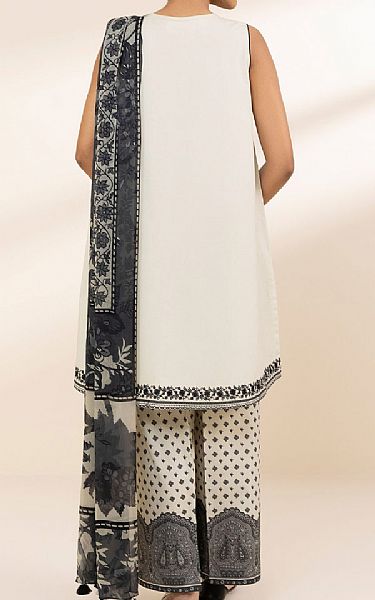 Sapphire Off White Lawn Suit | Pakistani Lawn Dress in USA- Image 2