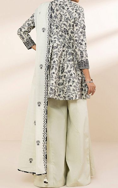Sapphire Off White/Black Lawn Suit | Pakistani Lawn Dress in USA- Image 2