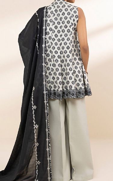 Sapphire Grey/Black Lawn Suit | Pakistani Lawn Dress in USA- Image 2