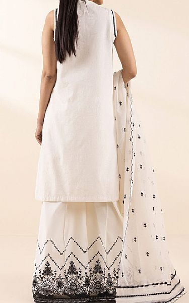 Sapphire Off White/Black Cotton Suit | Pakistani Lawn Dress in USA- Image 2