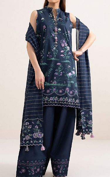 Sapphire Navy Blue Lawn Suit | Pakistani Lawn Dress in USA- Image 1