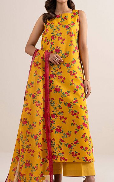 Sapphire Mustard Lawn Suit | Pakistani Lawn Dress in USA- Image 1