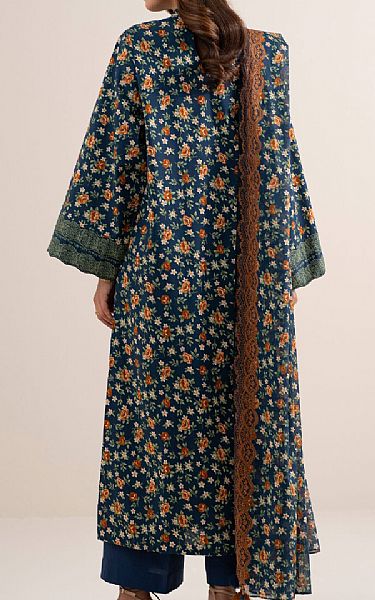 Sapphire Blue Lawn Suit | Pakistani Lawn Dress in USA- Image 2