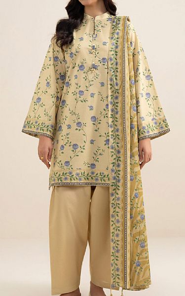 Sapphire Beige Lawn Suit | Pakistani Lawn Dress in USA- Image 1