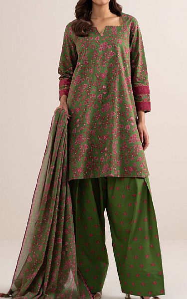 Sapphire Green Lawn Suit | Pakistani Lawn Dress in USA- Image 1